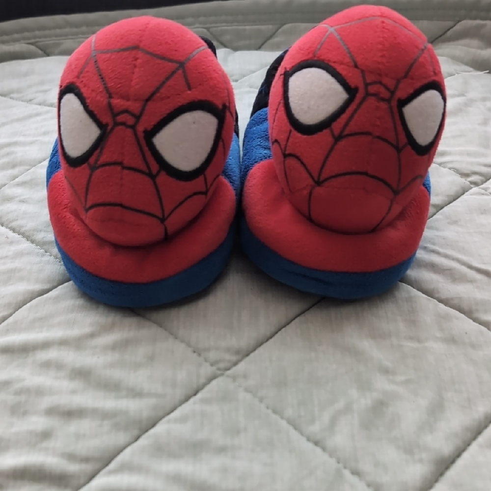 Marvel Red and Blue Spider-Man Kids Slippers